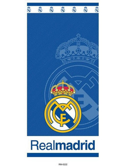 Real Madrid Παιδική Πετσέτα Θαλάσσης Microfiber Μπλε 70x140cm 8435746908891