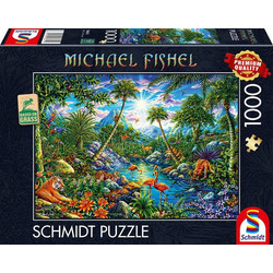 Puzzle Schmidt Michael Fishel Paradise island 1000 Κομμάτια