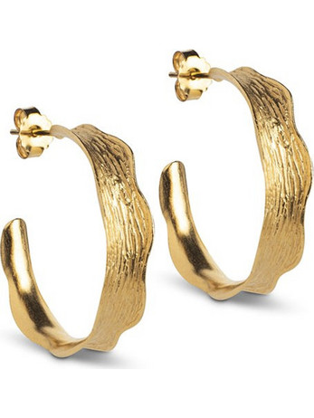 Enamel Copenhagen Ane Γυναικεία Σκουλαρίκια Κρίκοι από Ασήμι 925 Επιχρυσωμένα E288GM