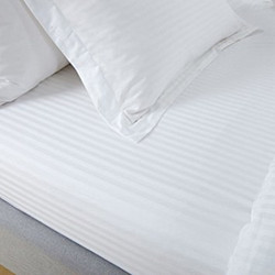 Ideato Σεντόνι King Size με Λάστιχο 180x200+40 Andromeda 16 Λευκό