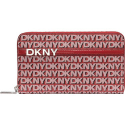 DKNY Μεγάλο Γυναικείο Πορτοφόλι με Φερμουάρ Κόκκινο R5215M28-8RD