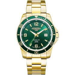Roamer Ανδρικό Ρολόι με Χρυσό Μεταλλικό Μπρασελέ 862844487520