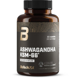 Biotech USA Ashwagandha KSM-66 60 Κάψουλες