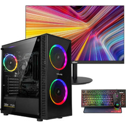 Vengeance Choice Gaming Office-V5 (Ryzen 5 3400G/8GB/240GB SSD/Radeon Vega Graphics/FreeDos) + Dahua LM24-A200Y