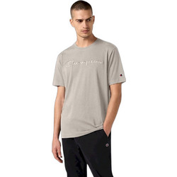 Champion Ανδρικό Αθλητικό T-Shirt Μπεζ 220273-ES035