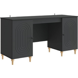 vidaXL Γραφείο Υπολογιστή Ξύλινο 142.5x50x75cm 3414577