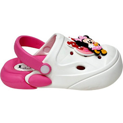 Jomix Minnie Mouse Παιδικά Παπούτσια Θαλάσσης για Κορίτσι Ανατομικά Λευκά Φούξια 6009