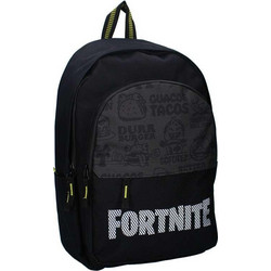 Vadobag Fortnite Σχολική Τσάντα Πλάτης Δημοτικού Μαύρη 855-00469