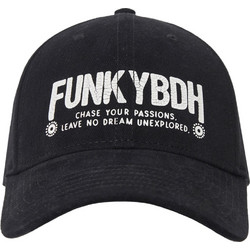 Funky Buddha Ανδρικό Καπέλο Jockey Snapback Υφασμάτινο Μαύρο FBM013-068-10