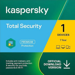 Kaspersky Total Security 2026 για 1 Συσκευή και 1 Έτος Χρήσης (Ηλεκτρονική Άδεια)