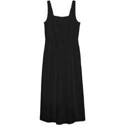 Vero Moda Midi Καλοκαιρινό Καθημερινό Φόρεμα Μεταξωτό Μαύρο 10341721
