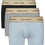 Calvin Klein Ανδρικά Μποξεράκια Σετ 3Pack Γκρι LV00NB4446-VM9