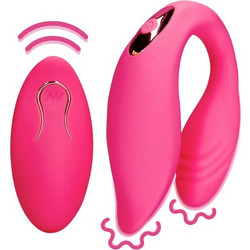 Shots Wild Strawberry Vibrator Δονητής Egg για Ζευγάρια με Τηλεχειριστήριο Ροζ