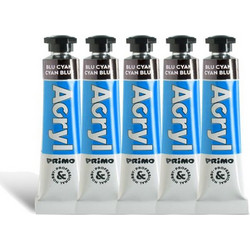 Primo 501 Cyan Blue Ακρυλικό Χρώμα Ζωγραφικής 18ml