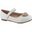 Zak Shoes Παιδικές Μπαλαρίνες Δερματίνη με Σκρατς Λευκές SD12321