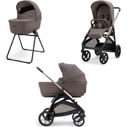 Inglesina Aptica Duo 2026 Καρότσι Μωρού 2 σε 1 Essence Mokka Palladio Black
