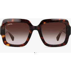 Lancel LA91063 C03 Γυναικεία Γυαλιά Ηλίου Τετράγωνα Κοκάλινα Ταρταρούγα με Καφέ Φακό