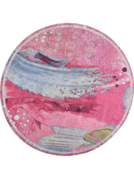 Theko Cosima Χαλί Στρογγυλό Καλοκαιρινό 160cm GF-TH 111-243 Pink