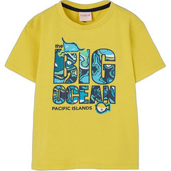 Boboli Παιδικό T-Shirt Κοντομάνικο Κίτρινο 543068-1227