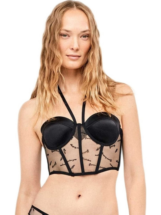 Gisela Bralette με Ελαφριά Ενίσχυση με Μπανέλα Μαύρο 2/10152