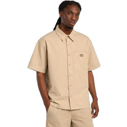 Dickies Vernal Ανδρικό Πουκάμισο Κοντομάνικο Κανονική Γραμμή Μπεζ DK0A88O8L17