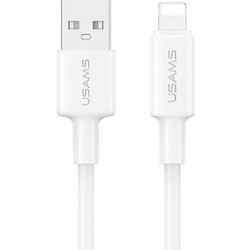 Usams SJ762 USB-A to Lightning Cable 12W 1m White