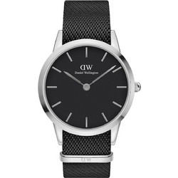 Daniel Wellington Ανδρικό Ρολόι με Μαύρο Υφασμάτινο Λουράκι DW00100678