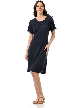 Bodymove Mini Καλοκαιρινό Καθημερινό Φόρεμα Navy Μπλε 1485