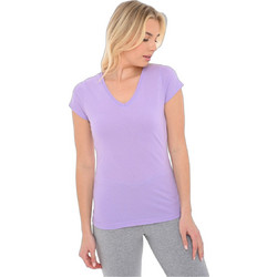 Bodymove Γυναικείο Αθλητικό T-Shirt Λιλά 614