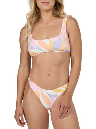 Salty Crew Bikini Set Μπουστάκι Floral Ροζ Εκρού 25035034W/30335235W-OFF
