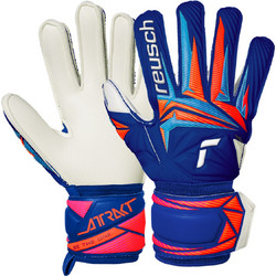 Reusch Attrakt Advance Παιδικά Γάντια Τερματοφύλακα Μπλε Κόκκινα 5672215-4126