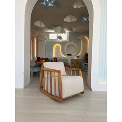 Κουνιστή Πολυθρόνα Λευκή Kidi 8684282467106