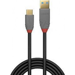 Lindy 36888 USB-A to USB-C 3m Anthracite