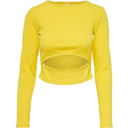 Only Γυναικείο Χειμερινό Crop Top Κίτρινο 15284979