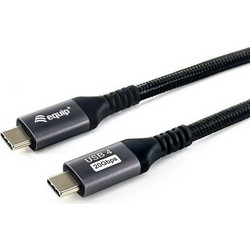Equip 128382 Braided USB-C to USB-C 100W 2m Black
