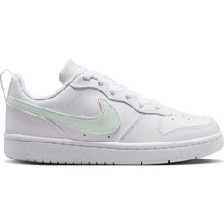 Nike Court Borough Παιδικά Sneakers Λευκά Lime DV5456-138