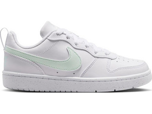 Nike Court Borough Παιδικά Sneakers Λευκά Lime DV5456-138
