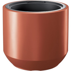 Prosperplast Heos Γλάστρα Στρογγυλή Πλαστική Χάλκινη 39x44cm DBHEW400-7598U