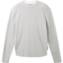 Tom Tailor Ανδρικό Πουλόβερ Ζιβάγκο Γκρι 1038674-15398