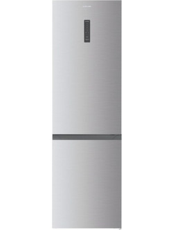 Eurolamp FN2-352-5 Ψυγειοκαταψύκτης 293lt No Frost Υ186xΠ60xΒ60cm Inox