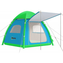 Outsunny Σκηνή Camping Ιγκλού 3 Ατόμων 220x220x200cm A20-585V00LB