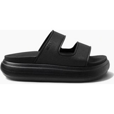 Reef Γυναικείες Παντόφλες Καλοκαιρινές Flatforms Ανατομικές Αντιολισθητικές Μαύρες CJ2224