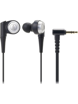 Audio Technica ATH-CKR9 Ακουστικά Ψείρες In-Ear Dynamic Μαύρα Ασημί