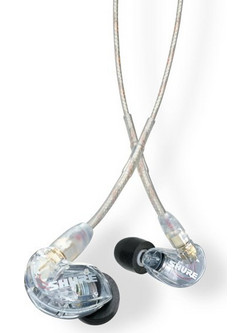 Shure SE-215 Pro Ακουστικά Ψείρες In-Ear Dynamic Διαφανή