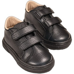Babywalker Βαπτιστικά Sneakers για Αγόρι Δερμάτινα Ανατομικά Μαύρα PB4267