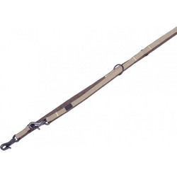 Nobby Linen Deluxe Λουρί Σκύλου Πολλαπλών Σημείων 1.2m x 20mm Καφέ