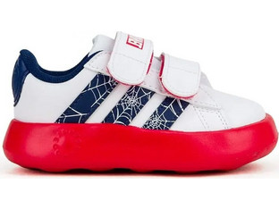Adidas Marvel Spider-Man Grand Court Παιδικά Sneakers Κόκκινα Λευκά KI9192