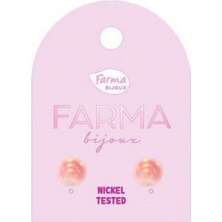 Farma Bijoux Γυναικεία Σκουλαρίκια Καρφωτά από Ορείχαλκο 8058056818010