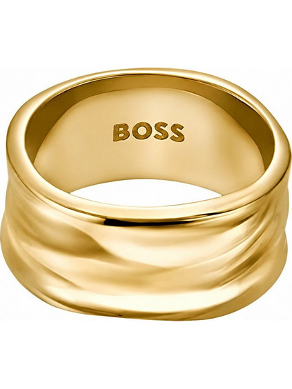 Hugo Boss Γυναικείο Δαχτυλίδι Βεράκι από Ατσάλι Xρυσό 1580775