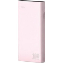 Ezra PB126 Power Bank 10000mAh 10W με Θύρα USB-A & Θύρα USB-C Pink